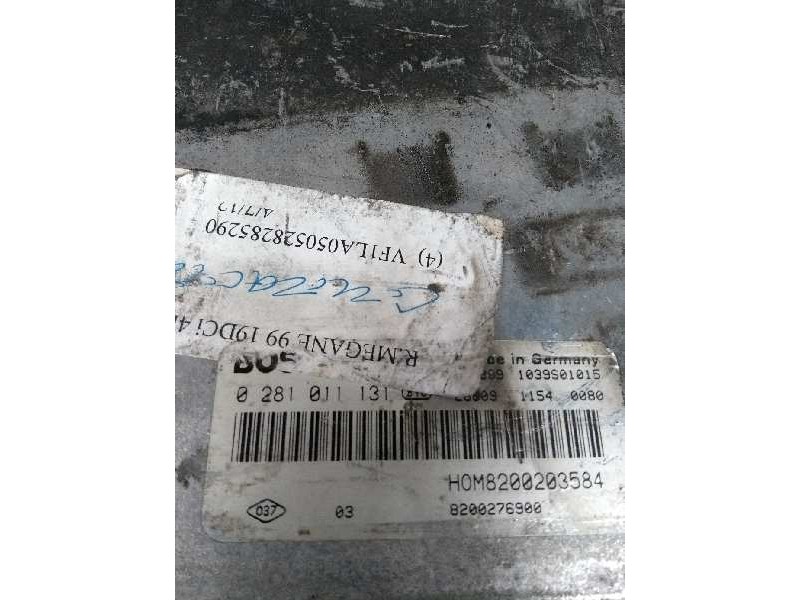 Recambio de centralita motor uce para renault megane i classic (la0) referencia OEM IAM 0281011131 HOM8200203584 8200276900