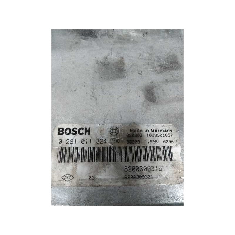 Recambio de centralita motor uce para renault scenic rx4 (ja0) 1.9 dci diesel cat referencia OEM IAM 0281011324 8200309316 82003