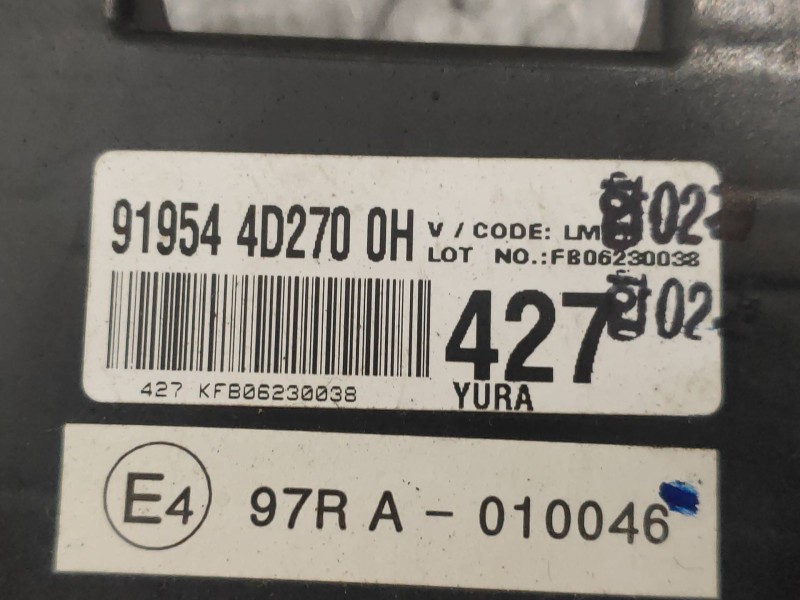 Recambio de caja reles / fusibles para kia carnival 2.9 crdi cat referencia OEM IAM 919544D270  