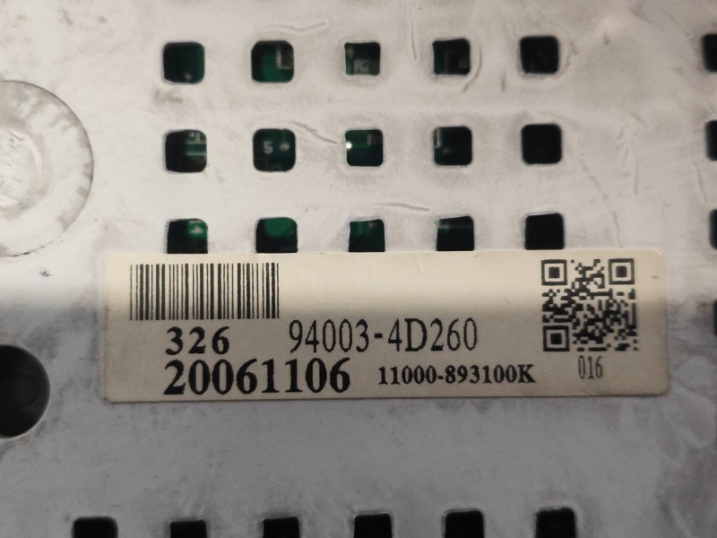 Recambio de cuadro instrumentos para kia carnival 2.9 crdi cat referencia OEM IAM 940034D260 20061106 11000893100K