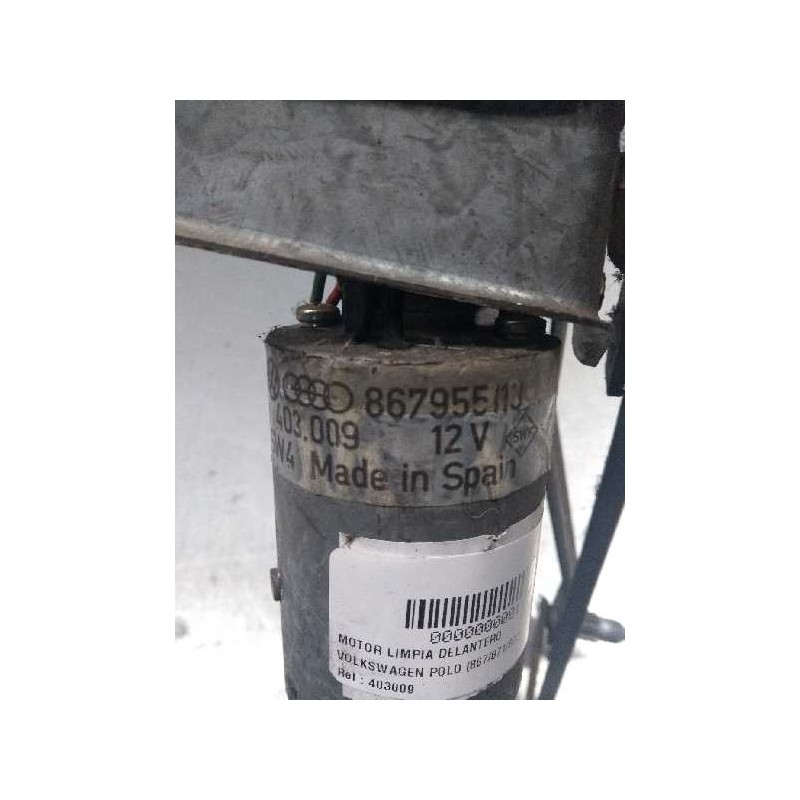 Recambio de motor limpia delantero para volkswagen polo (867/871/873) 1.3 referencia OEM IAM 403009 667955113 