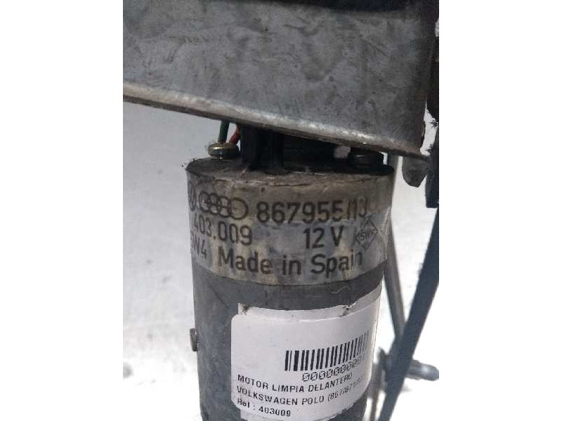 Recambio de motor limpia delantero para volkswagen polo (867/871/873) 1.3 referencia OEM IAM 403009 667955113 