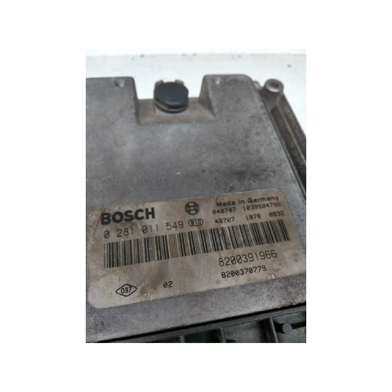 Recambio de centralita motor uce para renault scenic ii 1.9 dci diesel referencia OEM IAM 0281011549 8200391966 8200370779 Recambio de centralita motor uce para renault scenic ii 1.9 dci diesel referencia OEM IAM 0281011549 8200391966 8200370779