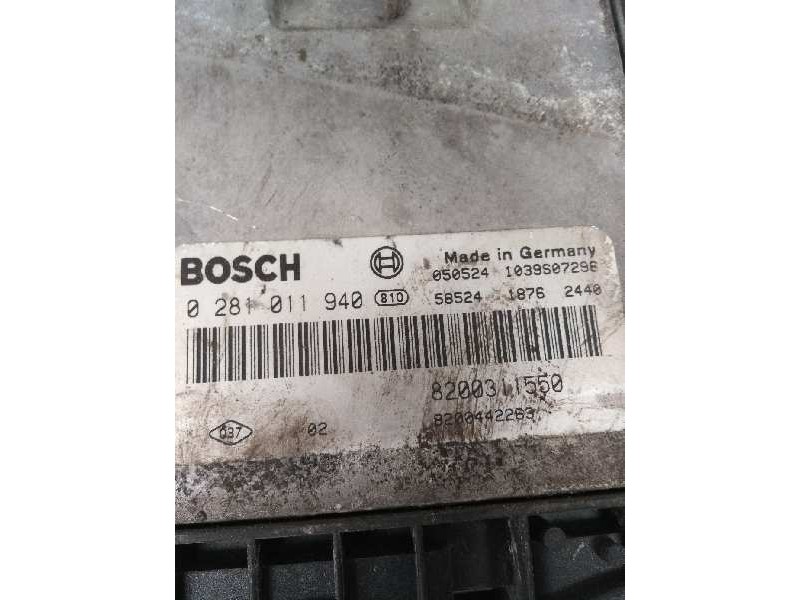 Recambio de centralita motor uce para renault master ii phase 2 caja cerrada 2.5 diesel referencia OEM IAM 0281011940 8200311550