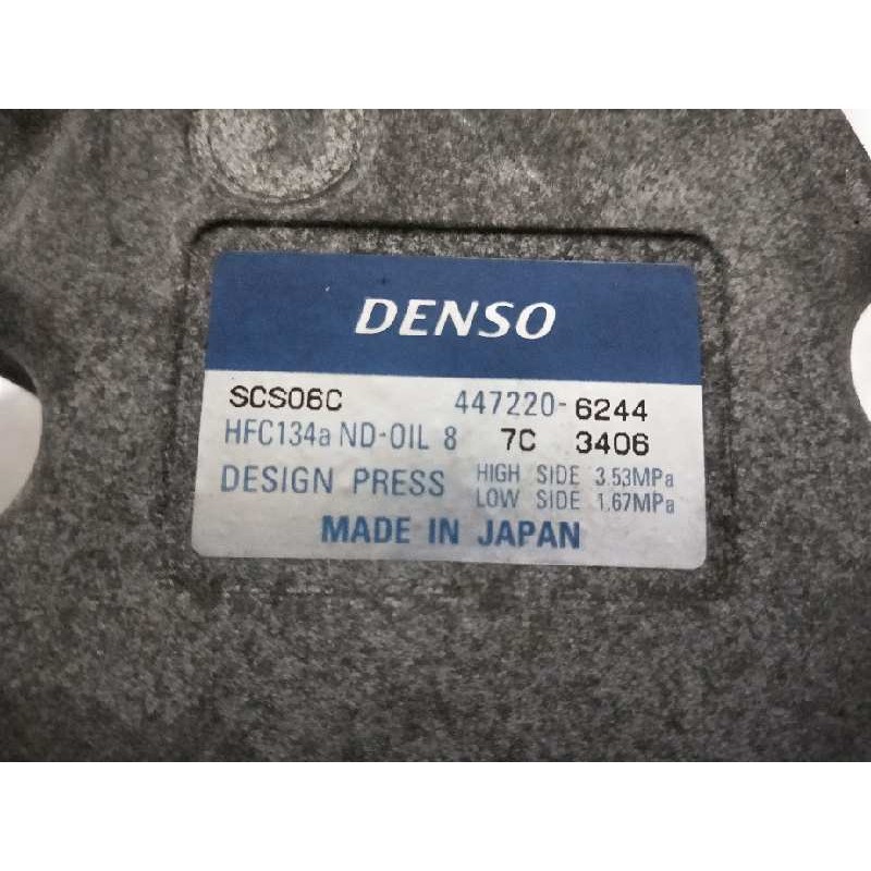 Recambio de compresor aire acondicionado para toyota corolla (e11) 1.4 linea terra (5-ptas.) referencia OEM IAM 4472206244 SCS06