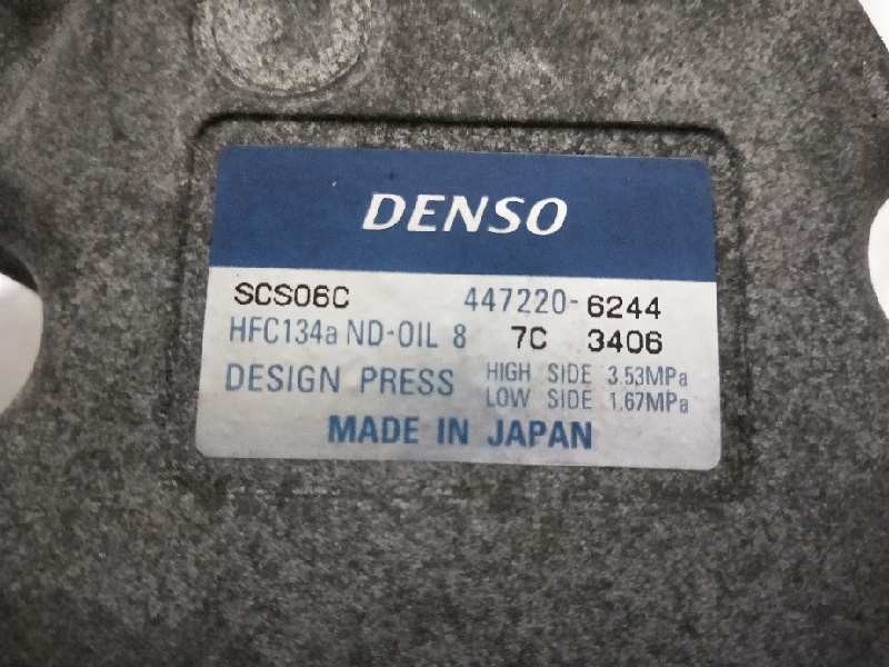 Recambio de compresor aire acondicionado para toyota corolla (e11) 1.4 linea terra (5-ptas.) referencia OEM IAM 4472206244 SCS06
