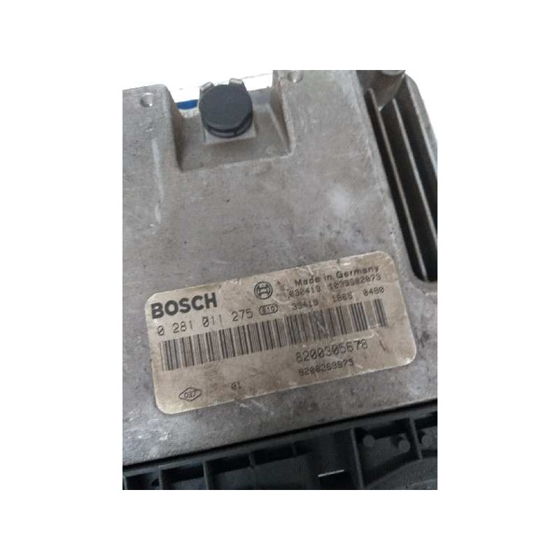 Recambio de centralita motor uce para renault megane ii classic berlina 1.9 dci diesel referencia OEM IAM 0281011275 8200305678  Recambio de centralita motor uce para renault megane ii classic berlina 1.9 dci diesel referencia OEM IAM 0281011275 8200305678