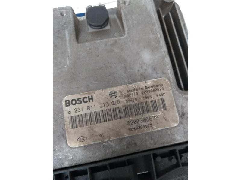 Recambio de centralita motor uce para renault megane ii classic berlina 1.9 dci diesel referencia OEM IAM 0281011275 8200305678  Recambio de centralita motor uce para renault megane ii classic berlina 1.9 dci diesel referencia OEM IAM 0281011275 8200305678