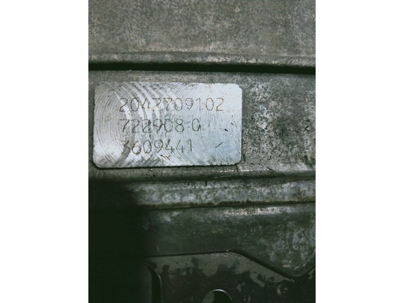 Recambio de caja cambios para mercedes clase c (w204) coupe c 220 cdi blueefficiency (204.302) referencia OEM IAM 2042709102 722