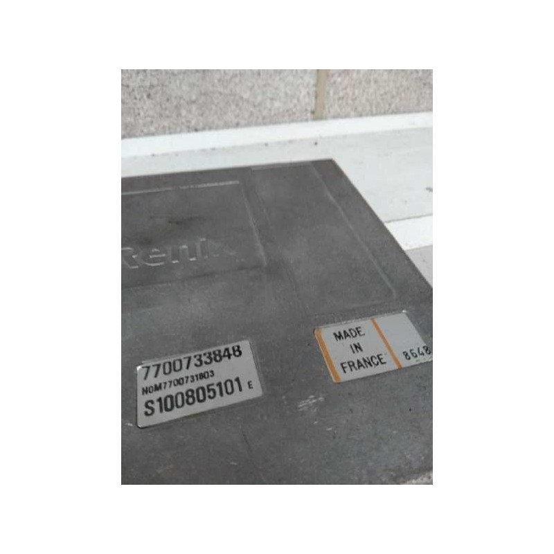 Recambio de centralita motor uce para renault 21 berlina (b/l48) 2.0 referencia OEM IAM S100805101E 7700733848 HOM7700731803