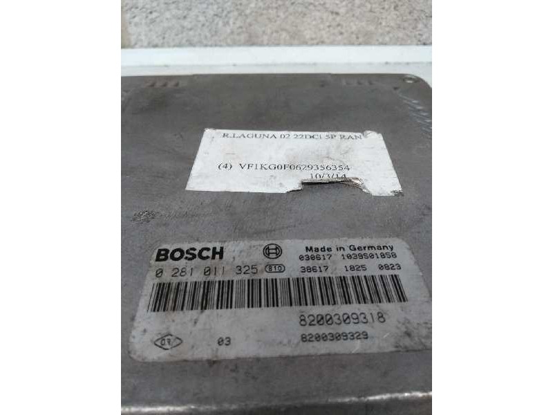 Recambio de centralita motor uce para renault laguna ii grandtour (kg0) 2.2 dci turbodiesel referencia OEM IAM 0281011325 HOM820