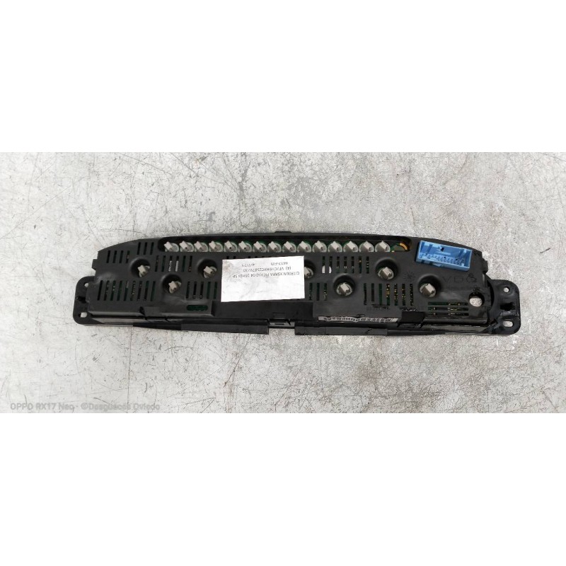 Recambio de cuadro instrumentos para citroen xsara picasso 1.6 hdi 90 x referencia OEM IAM 9661734780 110008966014 