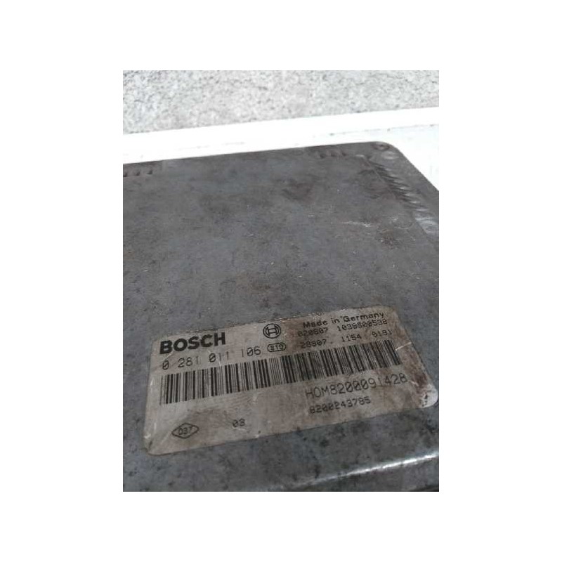 Recambio de centralita motor uce para renault master desde ´98 base, caja cerrada l1h1 rs 3078 referencia OEM IAM 0281011106 HOM