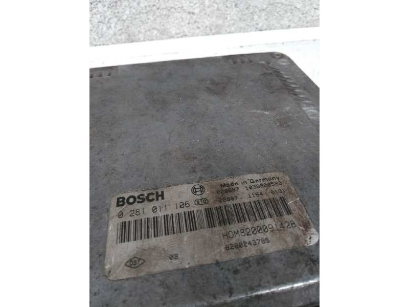 Recambio de centralita motor uce para renault master desde ´98 base, caja cerrada l1h1 rs 3078 referencia OEM IAM 0281011106 HOM