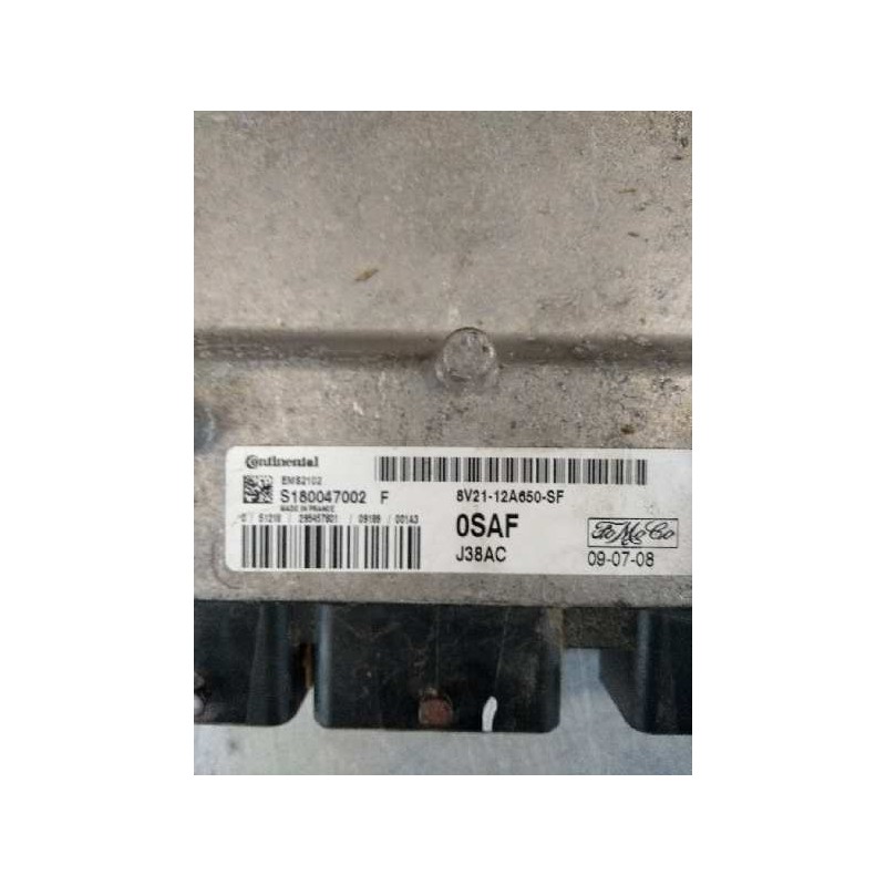Recambio de centralita motor uce para ford fiesta (cb1) ambiente referencia OEM IAM S180047002F 8V2112A650SF 0SAF J38AC 1543041