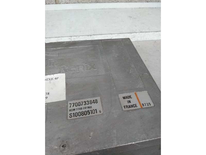 Recambio de centralita motor uce para renault 21 berlina (b/l48) 2.0 referencia OEM IAM S100805101G 7700733848 HOM7700731803