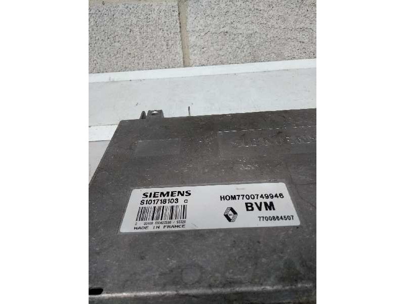 Recambio de centralita motor uce para renault 19 (b/c/l53) 1.4 gts referencia OEM IAM S101718103C HOM7700749946 7700864507