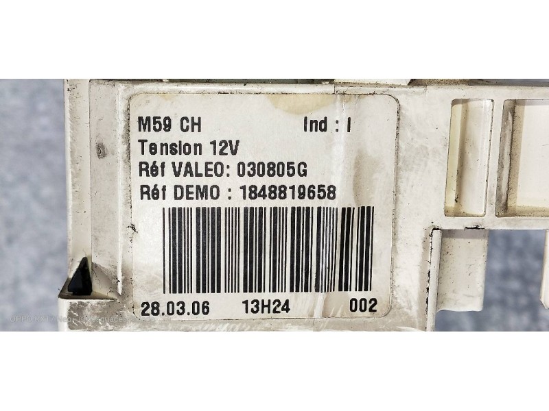 Recambio de mando calefaccion / aire acondicionado para peugeot partner (s2) combiespace referencia OEM IAM 1848819658 030805G  Recambio de mando calefaccion / aire acondicionado para peugeot partner (s2) combiespace referencia OEM IAM 1848819658 030805G