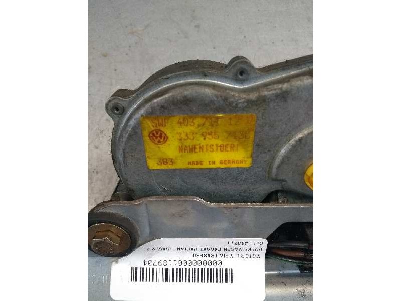 Recambio de motor limpia trasero para volkswagen passat variant (3a5) 2.0 referencia OEM IAM 403711 333955713C 478505