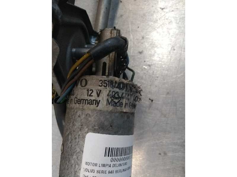 Recambio de motor limpia delantero para volvo serie 940 berlina/familiar 2.3 cat referencia OEM IAM 3518120  
