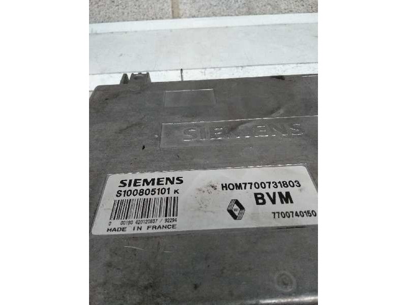 Recambio de centralita motor uce para renault 21 berlina (b/l48) 2.0 referencia OEM IAM S100805101K HOM7700731803 7700740150