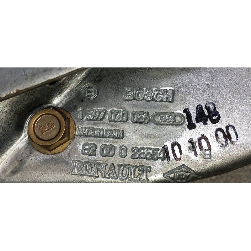 Recambio de motor limpia trasero para renault megane i fase 2 berlina (ba0) 1.9 dci expression referencia OEM IAM 8200028554 139