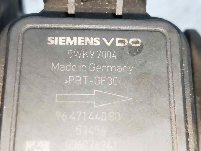 Recambio de caudalimetro para peugeot 206 sw x-line referencia OEM IAM WK97004 9647144080 SIEMENS