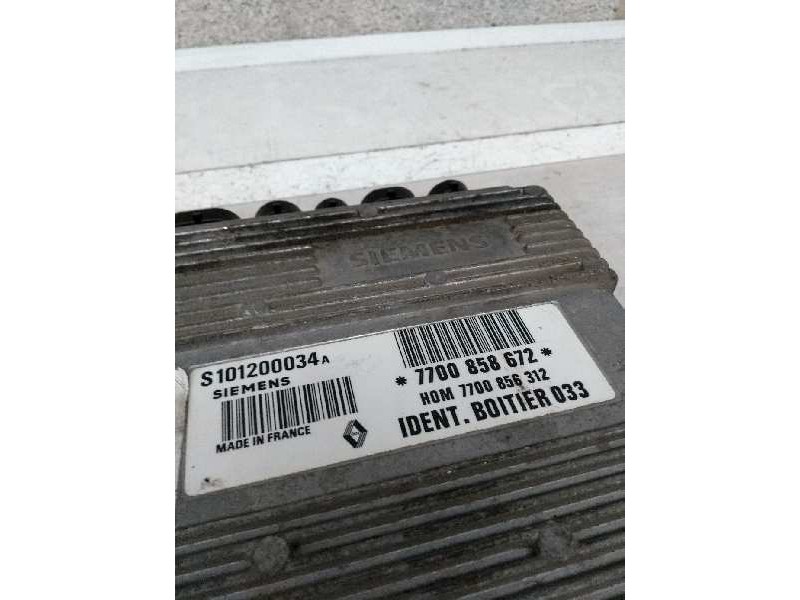 Recambio de centralita motor uce para renault safrane (b54) 3.0 v6 referencia OEM IAM S101200034A 7700858672 HOM7700856312