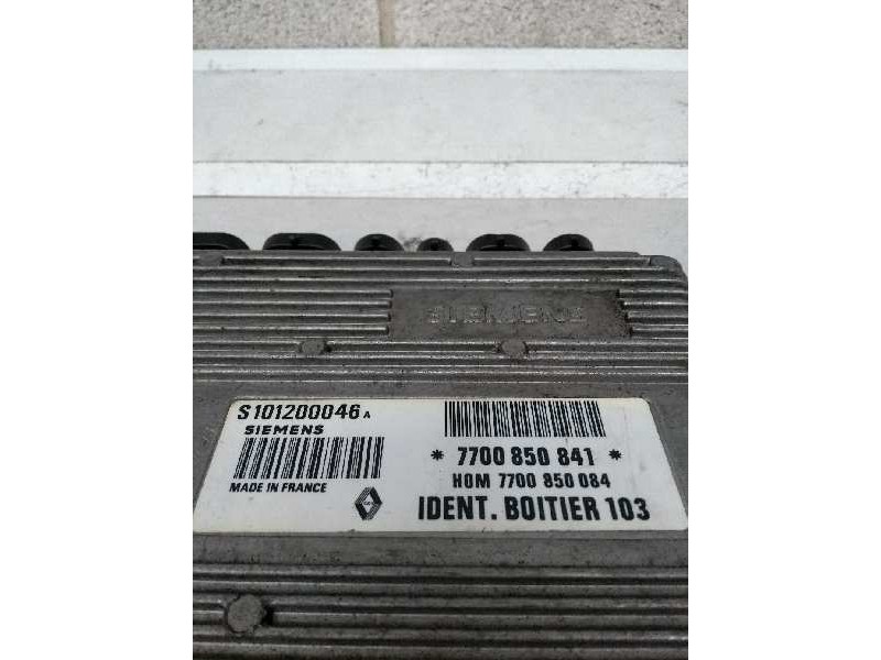 Recambio de centralita motor uce para renault 19 (b/c/l53) referencia OEM IAM S101200046A 7700850841 HOM7700850084