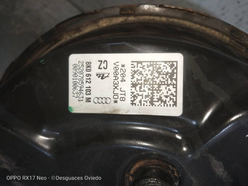 Recambio de servofreno para audi a5 coupe (8t) 3.0 tdi quattro referencia OEM IAM 8K0612103M  