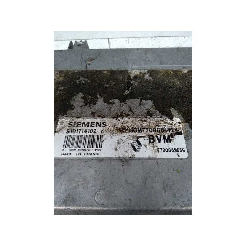 Recambio de centralita motor uce para renault clio i fase i+ii (b/c57) 1.8 cat referencia OEM IAM S101714102C HOM7700861424 7700