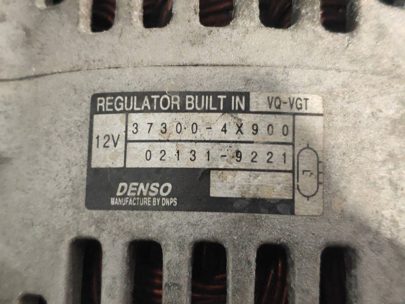 Recambio de alternador para kia carnival 2.9 crdi cat referencia OEM IAM 373004X900 021319221 