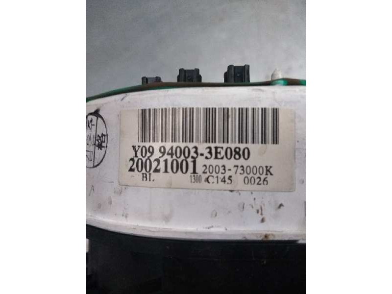 Recambio de cuadro instrumentos para kia sorento 2.5 crdi vgt ex1 referencia OEM IAM 940033E080 20021001 200373000K Y09