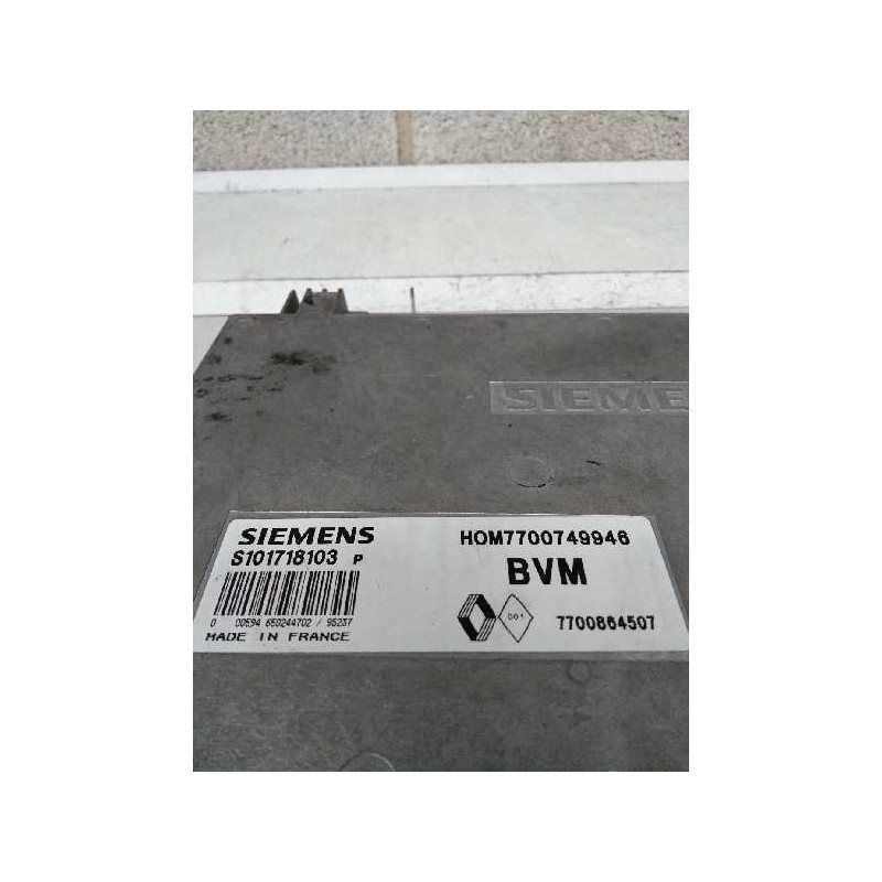 Recambio de centralita motor uce para renault 19 (b/c/l53) 1.4 gts referencia OEM IAM S101718103P HOM7700749946 7700864507 Recambio de centralita motor uce para renault 19 (b/c/l53) 1.4 gts referencia OEM IAM S101718103P HOM7700749946 7700864507