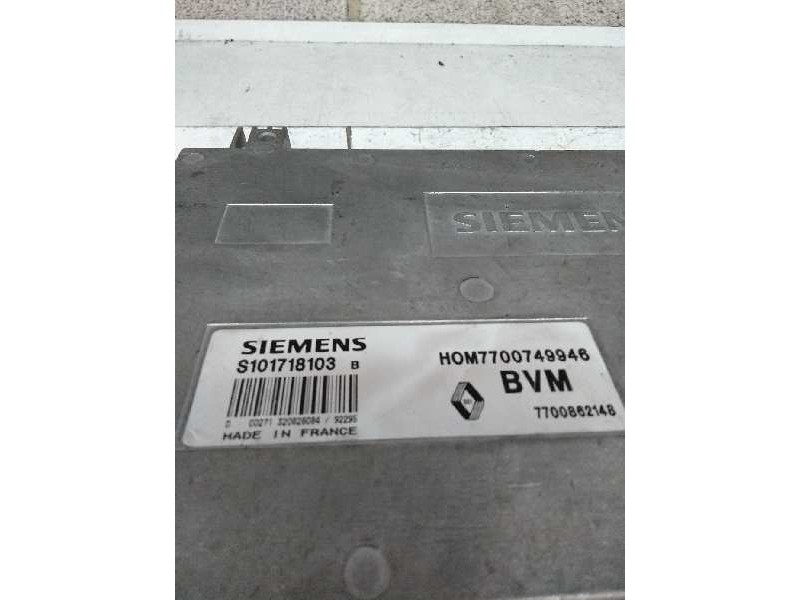 Recambio de centralita motor uce para renault 19 (b/c/l53) referencia OEM IAM S101718103B HOM7700749946 7700862148