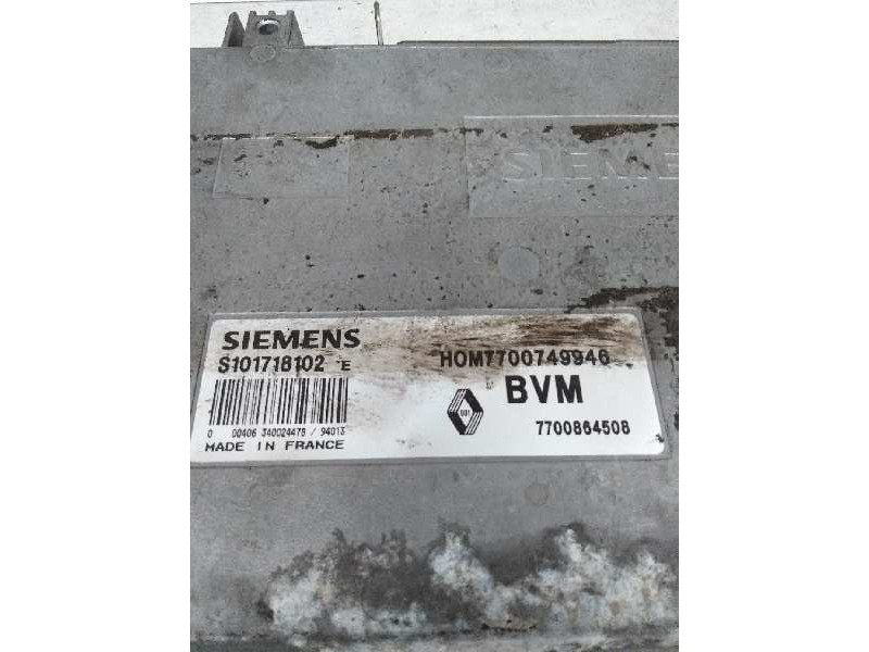 Recambio de centralita motor uce para renault clio i fase i+ii (b/c57) referencia OEM IAM S101718102E HOM7700749946 7700864508