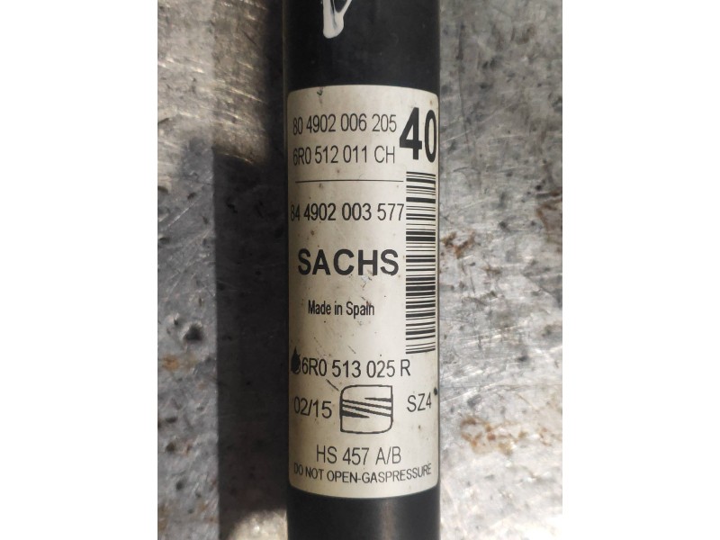 Recambio de amortiguador trasero derecho para seat ibiza st (6j8) style referencia OEM IAM 6R0512011CH  