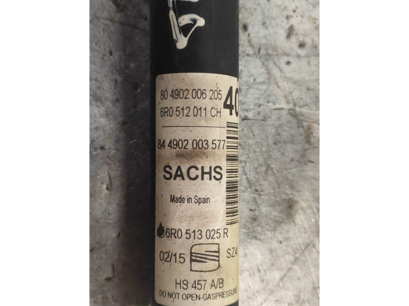 Recambio de amortiguador trasero izquierdo para seat ibiza st (6j8) style referencia OEM IAM 6R0512011CH  