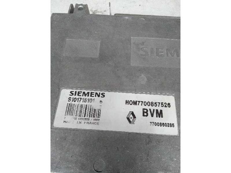 Recambio de centralita motor uce para renault 19 (b/c/l53) referencia OEM IAM S101715101D HOM7700857526 7700860285
