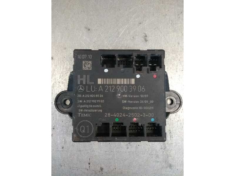 Recambio de centralita cierre para mercedes clase c (w204) berlina c 200 cdi blueefficiency (204.001) referencia OEM IAM A212900