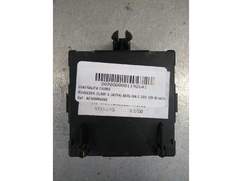 Recambio de centralita cierre para mercedes clase c (w204) berlina c 200 cdi blueefficiency (204.001) referencia OEM IAM A212900