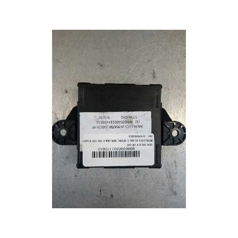 Recambio de centralita cierre para mercedes clase c (w204) berlina c 200 cdi blueefficiency (204.001) referencia OEM IAM A212900