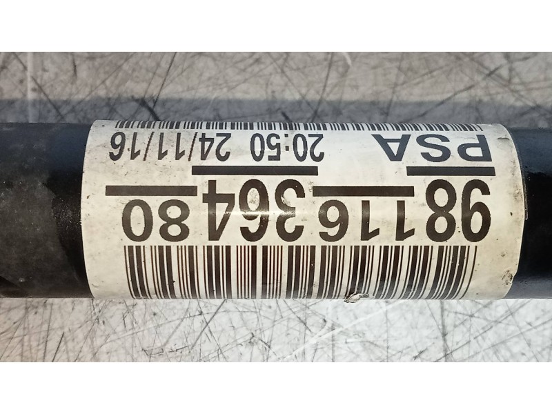 Recambio de transmision delantera derecha para citroen c4 lim. live edition referencia OEM IAM 9811636480  