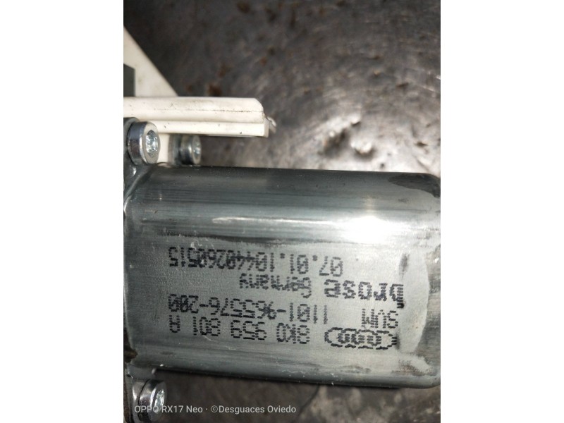 Recambio de elevalunas trasero derecho para audi a5 coupe (8t) 3.0 tdi quattro referencia OEM IAM 8T8439462 8K0959801A 4P