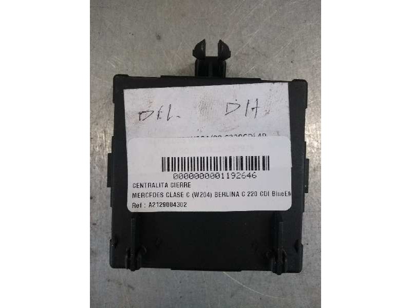 Recambio de centralita cierre para mercedes clase c (w204) berlina c 220 cdi blueefficiency (204.002) referencia OEM IAM A212900