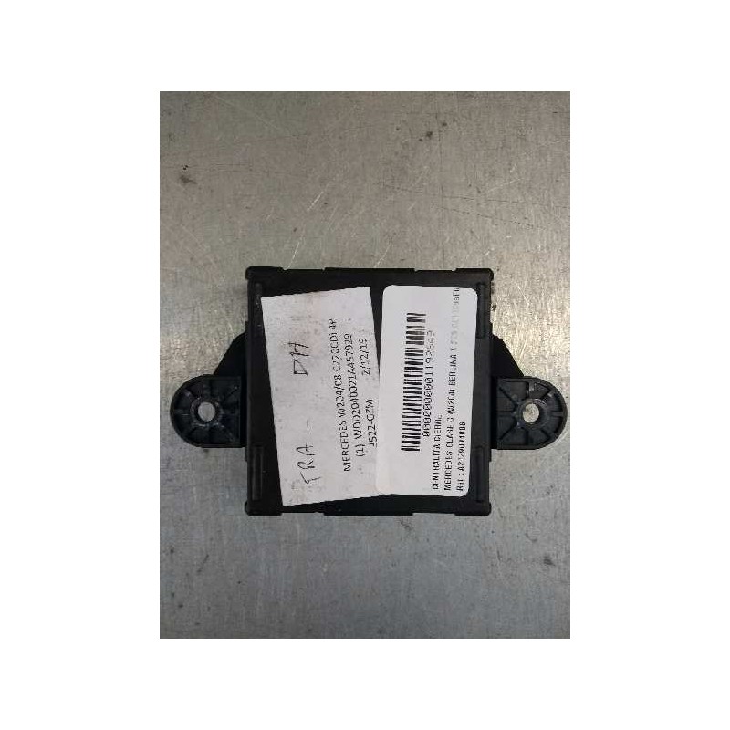 Recambio de centralita cierre para mercedes clase c (w204) berlina c 220 cdi blueefficiency (204.002) referencia OEM IAM A212900