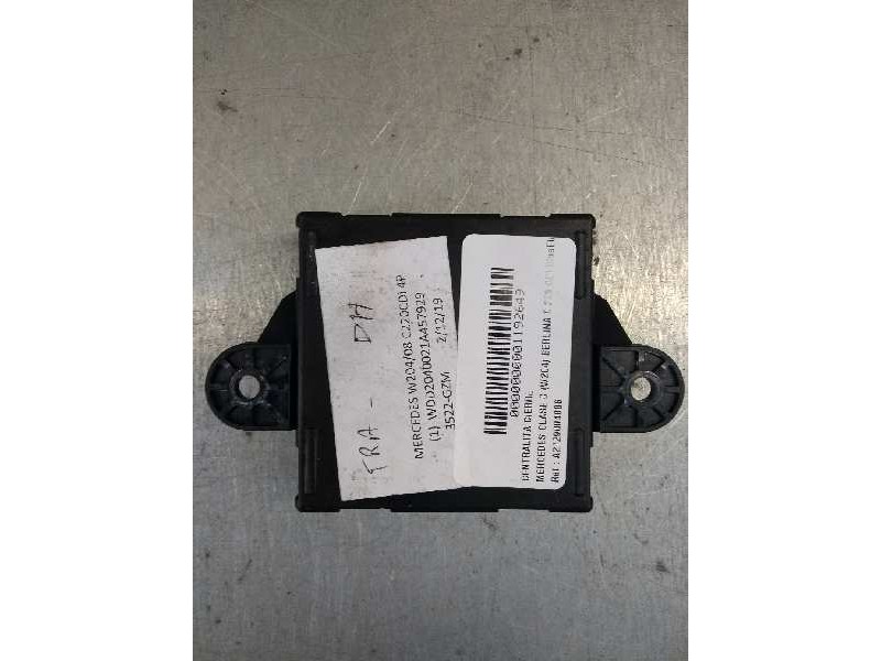 Recambio de centralita cierre para mercedes clase c (w204) berlina c 220 cdi blueefficiency (204.002) referencia OEM IAM A212900