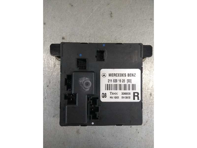 Recambio de modulo electronico para mercedes clase e (w211) berlina e 270 cdi (211.016) referencia OEM IAM 2118201626 TRA DCHA 3