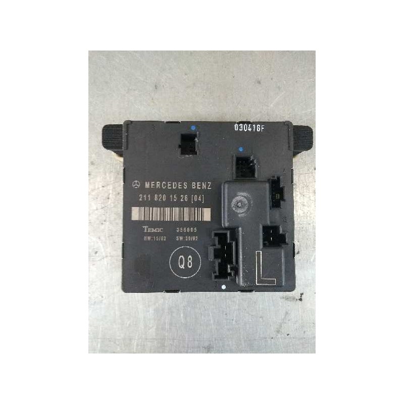 Recambio de modulo electronico para mercedes clase e (w211) berlina e 270 cdi (211.016) referencia OEM IAM 2118201526 TRA IZDA 3