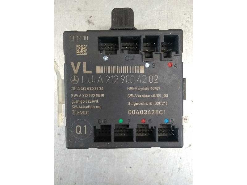 Recambio de centralita cierre para mercedes clase c (w204) berlina c 220 cdi blueefficiency (204.002) referencia OEM IAM A212900